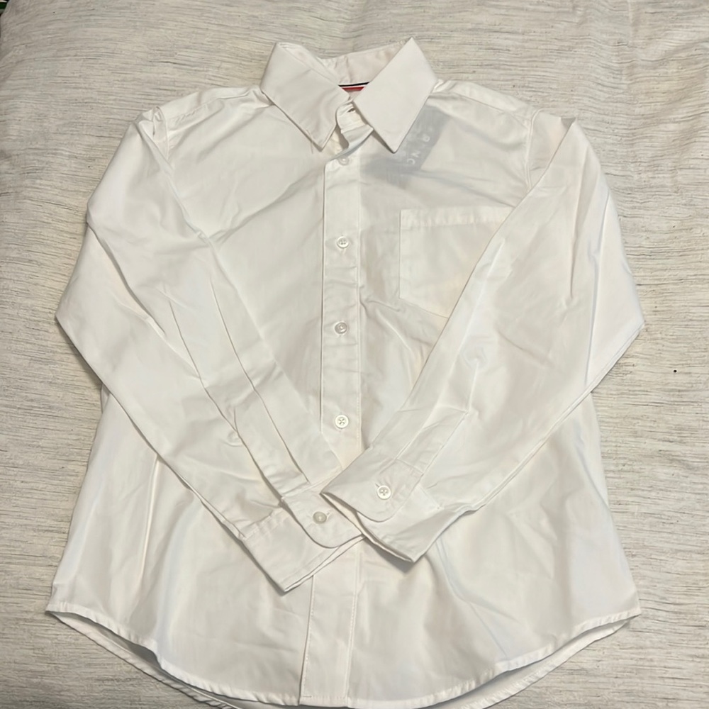 Boys white dress shirt
